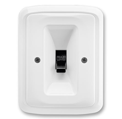 ABB TANGO 3425A-0344 B SPÍNAČ TROJPÓLOVÝ S KRYTEM A INSTALAČNÍ KRABICÍ SE SPONOU BÍLÁ