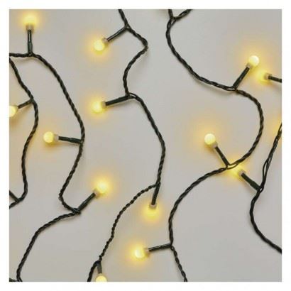 LED vánoční cherry řetěz – kuličky, 48 m, venkovní i vnitřní, teplá bílá, časovač D5AW05