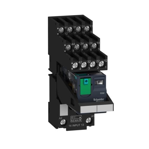SCHN ZELIO RELÉ MINIATUR PATIC 24VDC 4V/Z 6A RXM4AB2BDPVS