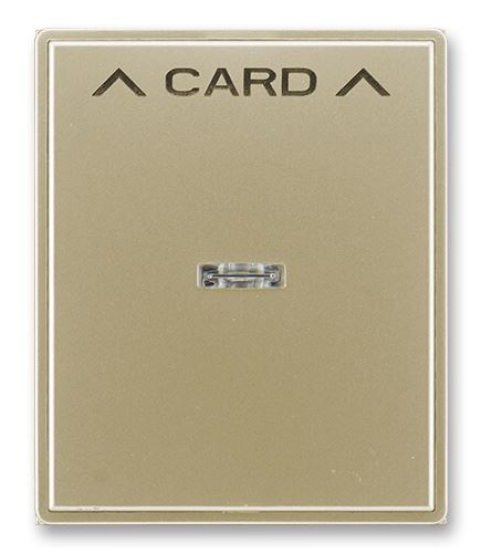 ABB TIME 3559E-A00700 33 KRYT SPÍNAČE KARTOVÉHO S ČIRÝM PRŮZOREM ŠAMPAŇSKÁ