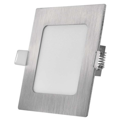 LED vestavné svítidlo NEXXO, čtvercové, stříbrné, 7W, se změnou CCT, 1540230670