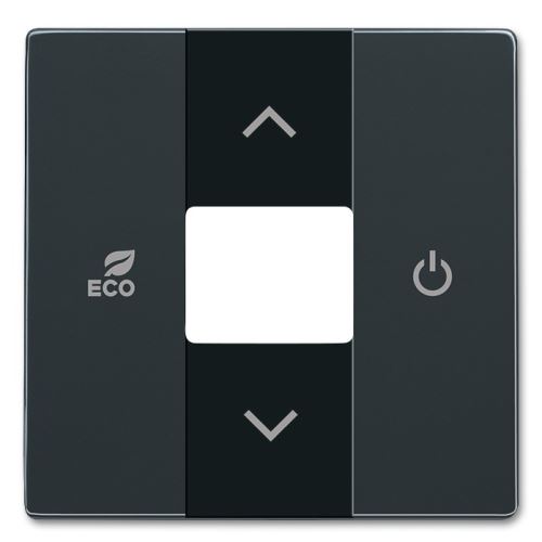 ABB FREE HOME 2CKA006220A0179 KRYT PRO TERMOSTAT PROSTOROVÝ ANTRACITOVÁ CP-RTC-81