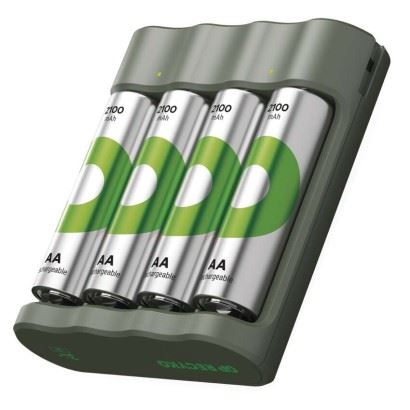 Nabíječka baterií GP Eco E441 + 4× AA ReCyko 2100, B50444