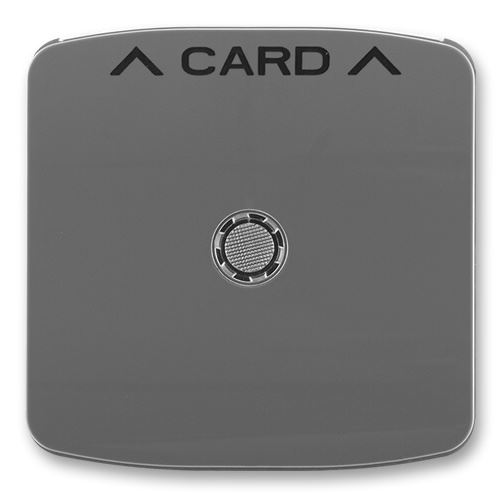 ABB TANGO 3559A-A00700 S2 KRYT SPÍNAČE KARTOVÉHO S ČIRÝM PRŮZOREM KOUŘOVÁ ŠEDÁ