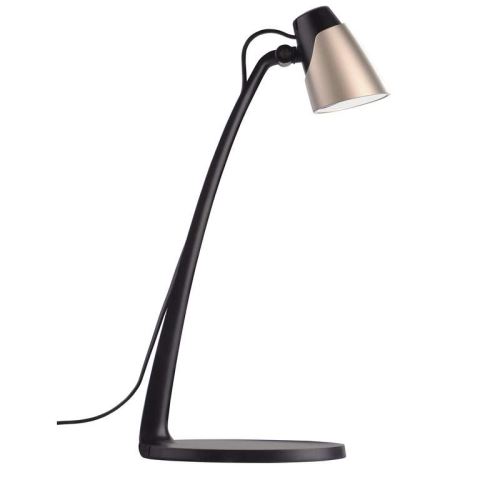 LED stolní lampa GLORY, černá/šampáň Z7503CH