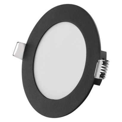 LED vestavné svítidlo NEXXO, kruhové, černé, 7W, se změnou CCT, 1540140670