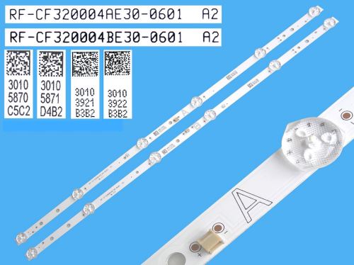 LED podsvit sada Vestel 32 CF320004 celkem 2 pásky 550mm / DLED TOTAL ARRAY RF-CF32004AE30