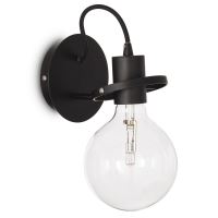PAL SVÍTIDLO IDEAL LUX 119502 RADIO AP1 NERO 1X8W LED-E27 3000K MAX.60W ČERNÁ PAL SVÍTIDLO IDEAL LUX 119502 RADIO AP1 NERO 1X8W LED-E27 3000K MAX.60W ČERNÁ