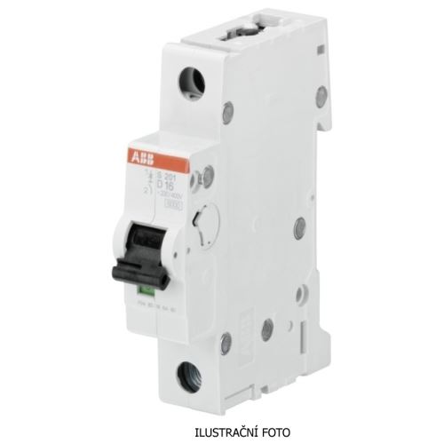 ABB JISTIČ S201-D1,6 1P 1,6A D 6KA
