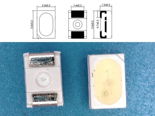 LED podsvit samostatná dioda 3020 3V UNI MSL-2995