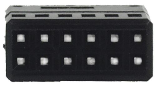 MOST 12-pinový plast konektoru, 25055/4