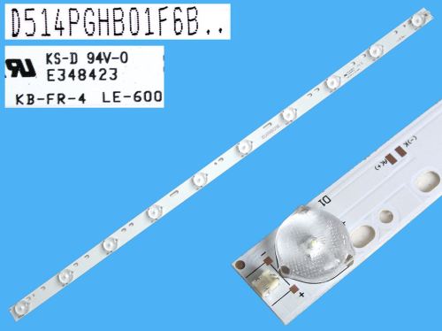 LED podsvit 570mm, 10LED / LED Backlight 570mm - 10 D-LED, D514PGHB01F6B, LE600