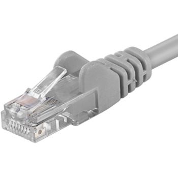 Premiumcord Patch kabel CAT6a S-FTP, RJ45-RJ45, AWG 26/7 15m šedá