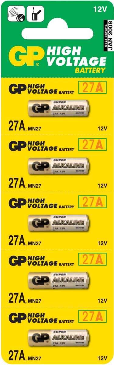 Alkalická speciální baterie GP 27AF (MN27, V27GA) 12 V, 1021002715