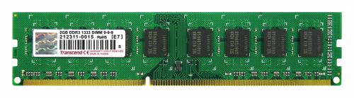 Transcend paměť 2GB DDR3 1333 U-DIMM 2Rx8