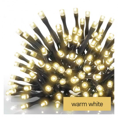 Standard LED spojovací vánoční řetěz, 5 m, venkovní i vnitřní, teplá bílá, 1550010001