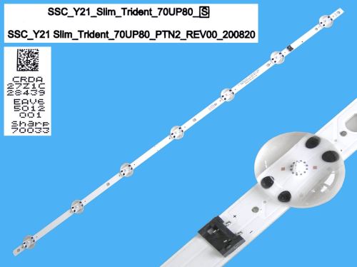 LED podsvit 795mm, 7LED / DLED Backlight 795mm - 7 D-LED, SSC_Y21 Slim_Trident_70UP80, EAV
