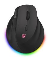CONNECT IT FOR HEALTH Cloudy bezdrátová vertikální myš, RGB podsvícení, 2xBT,USB ČERNÁ CMO-2620-RH CONNECT IT FOR HEALTH Cloudy bezdrátová vertikální myš, RGB podsvícení, 2xBT,USB ČERNÁ CMO-2620-RH