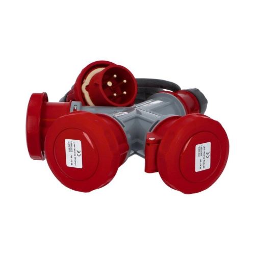 FAMATEL ROZBOČOVAČ (ADAPTÉR) IP67 400V/16A/5P 3 VÝVODY KABEL 2M SPEEDPRO 31021