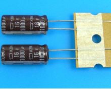 1000uF/16V - 105°C Nippon KZM kondenzátor elektrolytický, low ESR, long life, high ripple 1000uF/16V - 105°C Nippon KZM kondenzátor elektrolytický, low ESR, long life, high ripple