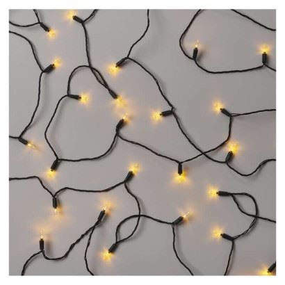 LED vánoční řetěz – tradiční, 17,85 m, venkovní i vnitřní, vintage, D4AW11