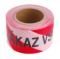 Páska výstražná 75mm x 250m EXTOL CRAFT 9568 červeno-bílá ZÁKAZ VSTUPU (1)