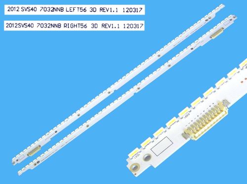 LED podsvit EDGE 498mm sada Samsung BN96-21711A + BN96-21712A / LED Backlight edge 56LED 2