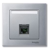 SCHN MERTEN DESKA CENTRÁLNÍ PRO 1-SEGMENT.NOS.DESKU S PROPOJ.MODULY, ALU MTN465860