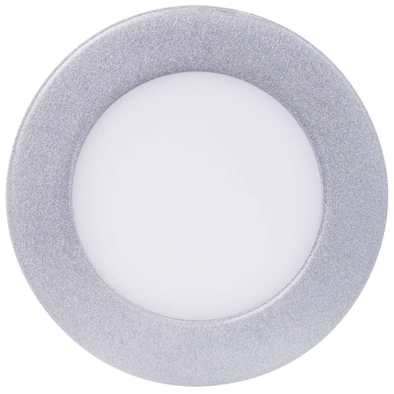 LED přisazené svítidlo PROFI, kruhové, stříbrné, 6W neutrální bílá, 1539057110