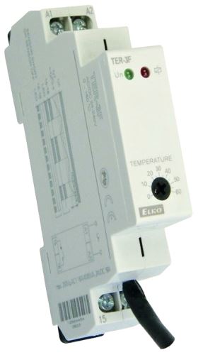 ELK TERMOSTAT TER-3F AC/DC 24-240V 0..+60ST. 3844