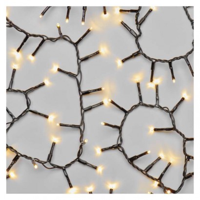 LED vánoční řetěz – ježek, 8 m, venkovní i vnitřní, teplá bílá, časovač, 1550040017