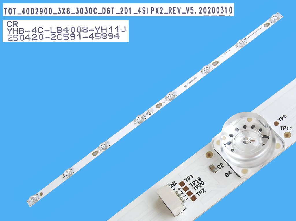 LED podsvit 710mm Thomson TOT-40D2900-3x8-3030C-D6