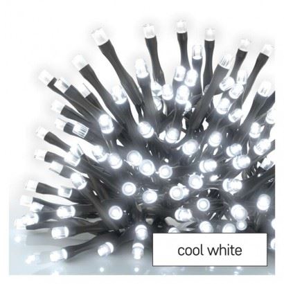 Standard LED spojovací vánoční řetěz, 10 m, venkovní i vnitřní, studená bílá D1AC03