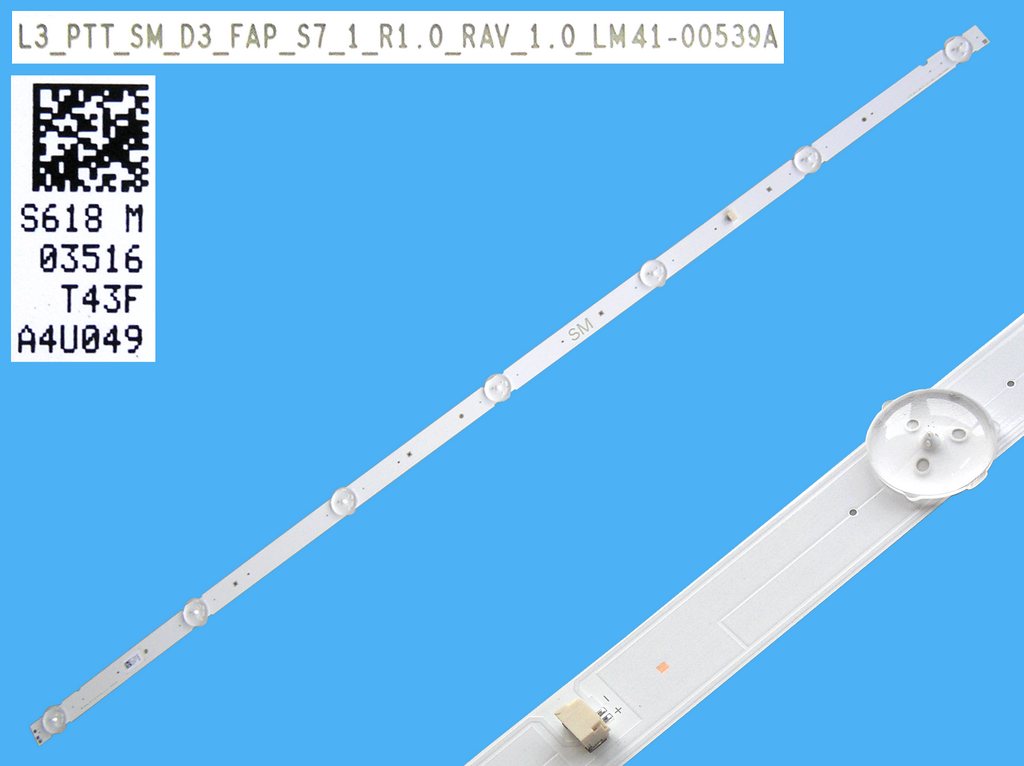 LED podsvit 764mm, 7LED / DLED Backlight 764mm - 7