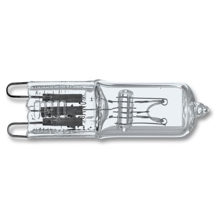 ŽÁROVKA HALOGEN. 40W ČIRÁ 3800K G9