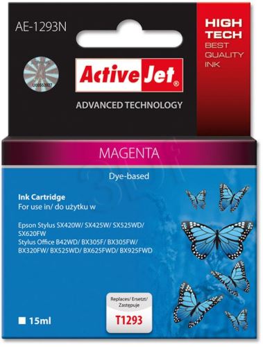 ActiveJet ink cartr. Eps T1293 Magenta SX525/BX320/BX625 100% NEW     AE-1293