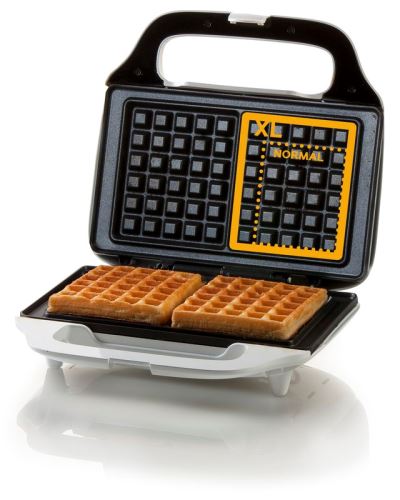 Vaflovač XL na belgické vafle - DOMO DO9133W, 900 W, 2 vafle 13x11,5 cm