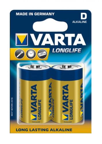 Baterie VARTA LONGLIFE EXTRA D 2ks