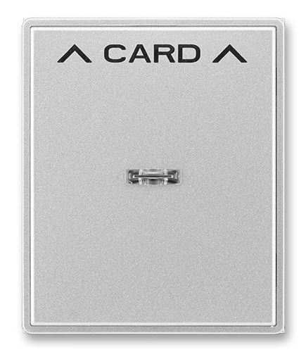 ABB TIME 3559E-A00700 08 KRYT SPÍNAČE KARTOVÉHO S ČIRÝM PRŮZOREM TITANOVÁ
