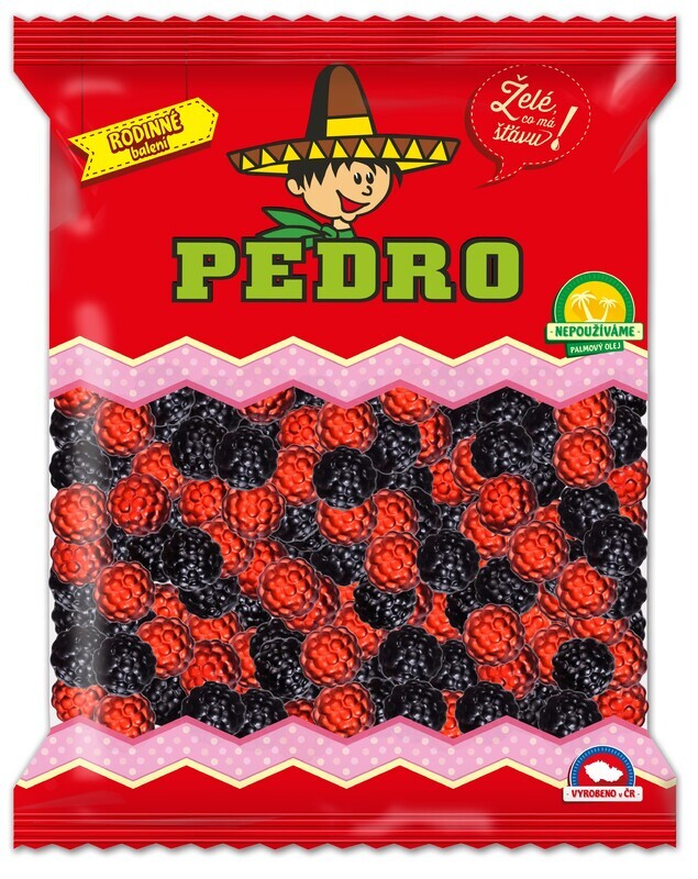 Pedro lesní plody maliny - ostružiny