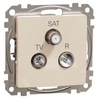 SCHN SEDNA DESIGN ZÁSUVKA TV-R-SAT KONCOVÁ 4DB BÉŽOVÁ SDD112481 SCHN SEDNA DESIGN ZÁSUVKA TV-R-SAT KONCOVÁ 4DB BÉŽOVÁ SDD112481