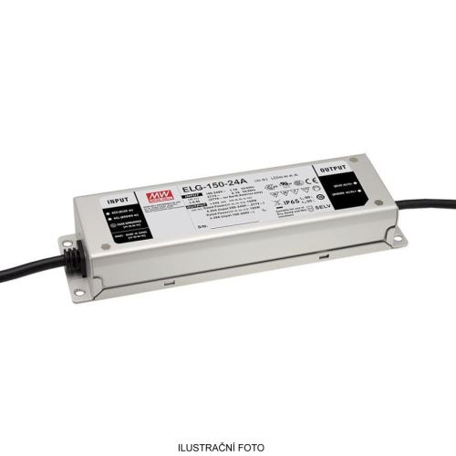 MEANWELL ZDROJ PRO LED ELG-150-12A 120W VSTUP 100-305V AC, 142-431V DC VÝSTUP 12V 0-10.00A