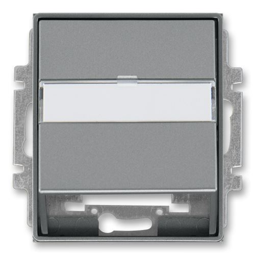 ABB TIME 5014E-A00100 36 KRYT ZÁSUVKY KOMUNIKAČNÍ (PRO NOSNOU MASKU) OCELOVÁ
