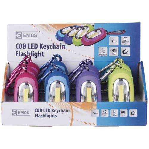 LED svítilna plastová, 1x COB LED, na 2x CR2032, 1440812900