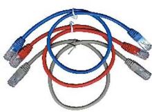 C-TECH Kabel patchcord Cat5e, UTP, šedý, 1m CB-PP5-1