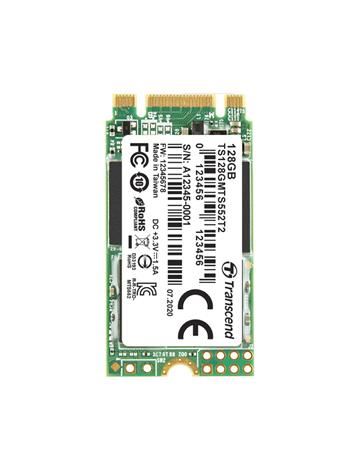 TRANSCEND MTS552T2 128GB Industrial 3K P/E SSD disk M.2, 2242 SATA III 6Gb/s (3D TLC), 560
