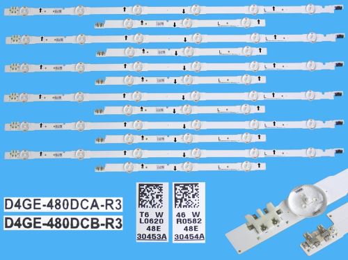 LED podsvit sada Samsung 48" celkem 12 pásků / LED Backlight 1005mm 6ks BN96-30453A D4GE-4