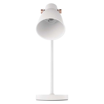 Stolní lampa JULIAN na žárovku E27, bílá, 1538187000