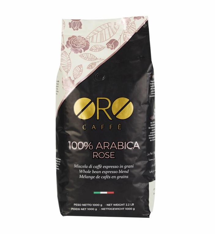 Zrnková káva ORO CAFFE ARABICA ROSE 1kg