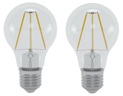 PHIL SKY LED ZDROJ HPFL-2706DDUO, 820LM 4000K 6W E27 HRUŠKA ČIRÁ DUOPACK FILAMENT